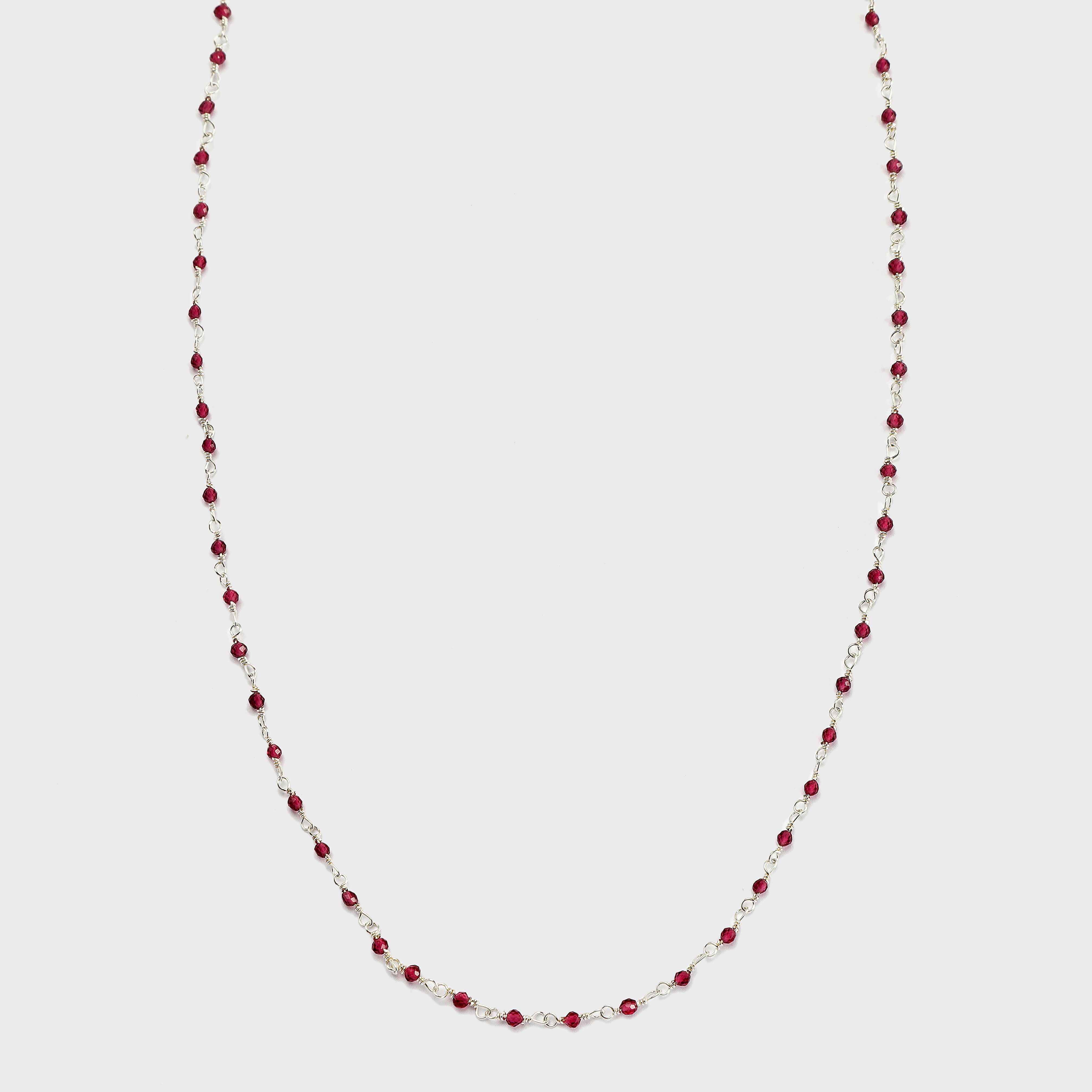 Rene -  rosario necklace - silver 925